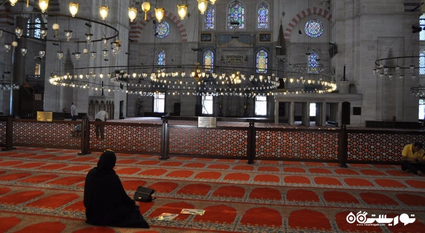 مسجد جامع سلیمانیه شهر ترکیه کشور استانبول