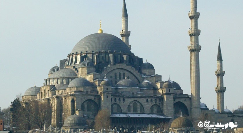  مسجد جامع سلیمانیه شهر ترکیه کشور استانبول