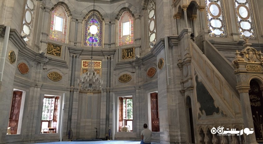  مسجد جامع نور عثمانیه شهر ترکیه کشور استانبول