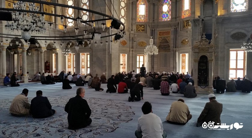  مسجد جامع نور عثمانیه شهر ترکیه کشور استانبول