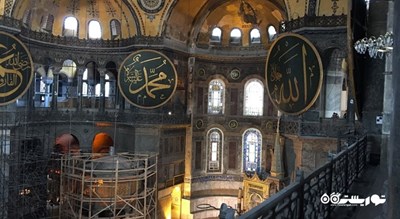  موزه ایاصوفیه شهر ترکیه کشور استانبول
