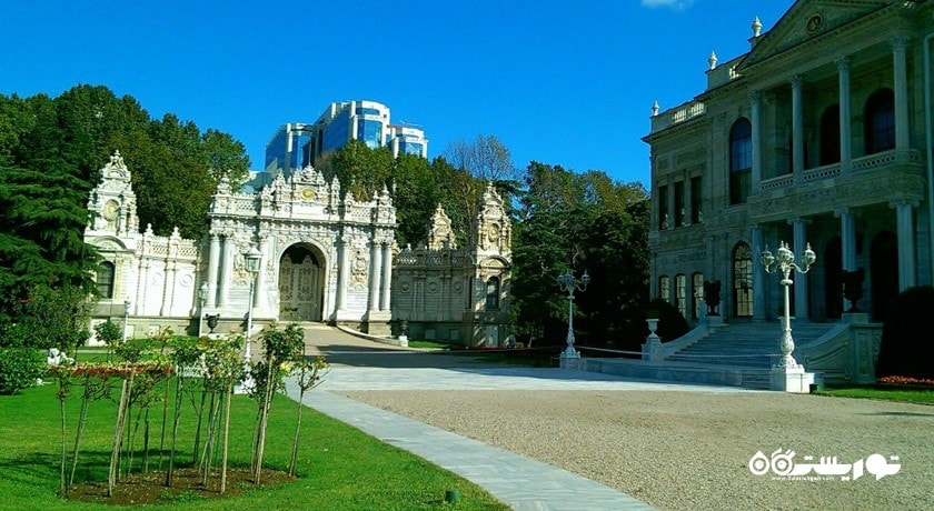  کاخ دلمه باغچه (دلمه باهچه) شهر ترکیه کشور استانبول