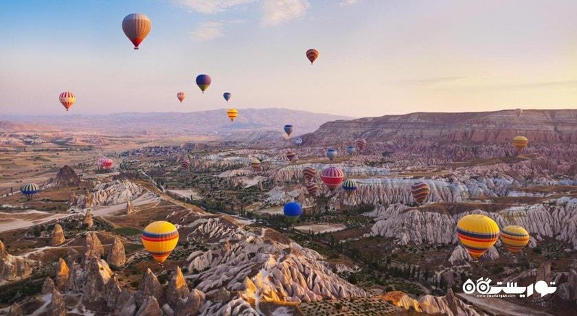 سرگرمی بالن سواری شهر ترکیه کشور استانبول