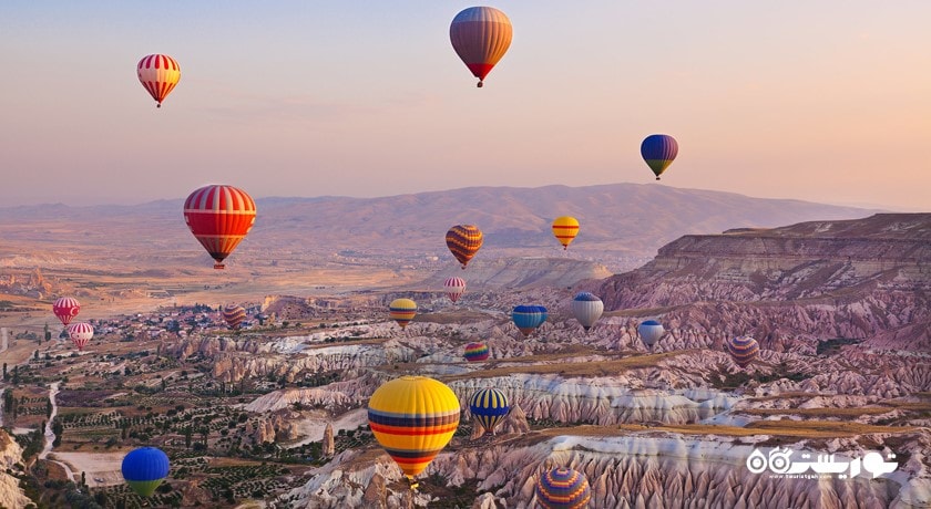 سرگرمی بالن سواری شهر ترکیه کشور استانبول