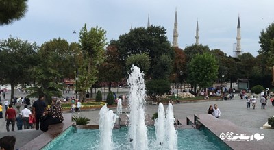  میدان سلطان احمت شهر ترکیه کشور استانبول