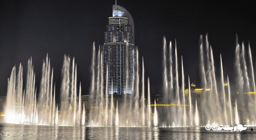  آبنمای دبی شهر امارات متحده عربی کشور دبی