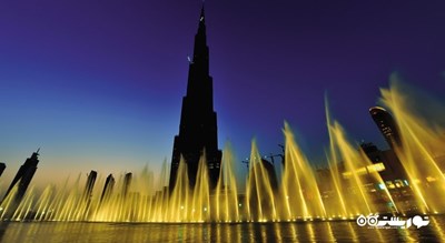  آبنمای دبی شهر امارات متحده عربی کشور دبی