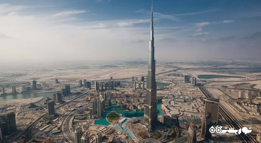  برج خلیفه شهر امارات متحده عربی کشور دبی