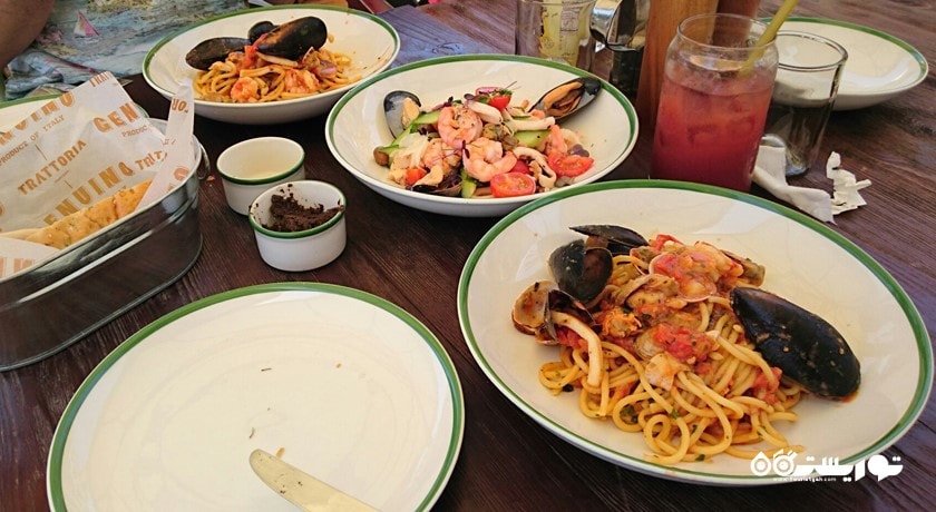 رستوران رستوران تراتوریا توسکانا شهر دبی 