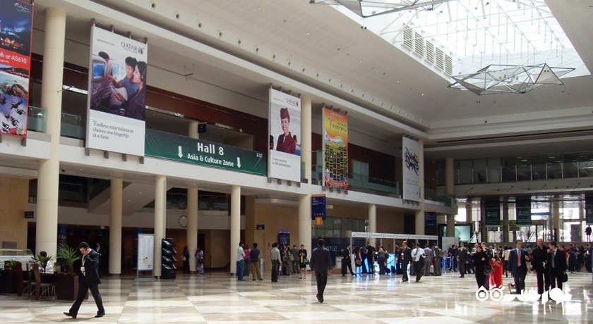  مرکز نمایشگاه بین المللی دبی شهر امارات متحده عربی کشور دبی