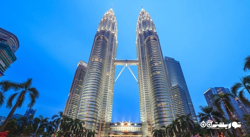  برج های دوقلوی پتروناس شهر مالزی کشور کوالالامپور