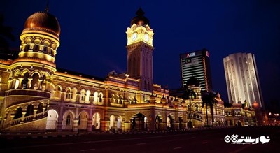  ساختمان سلطان عبدالصمد شهر مالزی کشور کوالالامپور