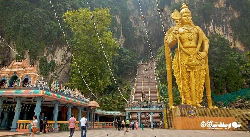  معبد باتو کیوز (غارهای باتو) شهر مالزی کشور کوالالامپور