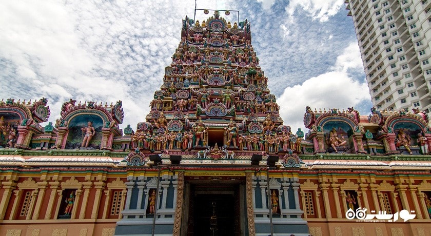  معبد سری کانداسوامی کویل شهر مالزی کشور کوالالامپور