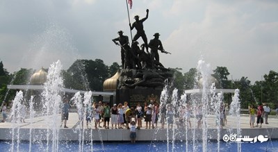  بنای یادبود ملی کوالالامپور شهر مالزی کشور کوالالامپور
