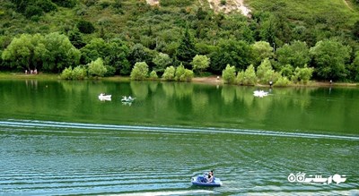 سرگرمی دریاچه لاک پشت (ترتل لیک) شهر گرجستان کشور تفلیس