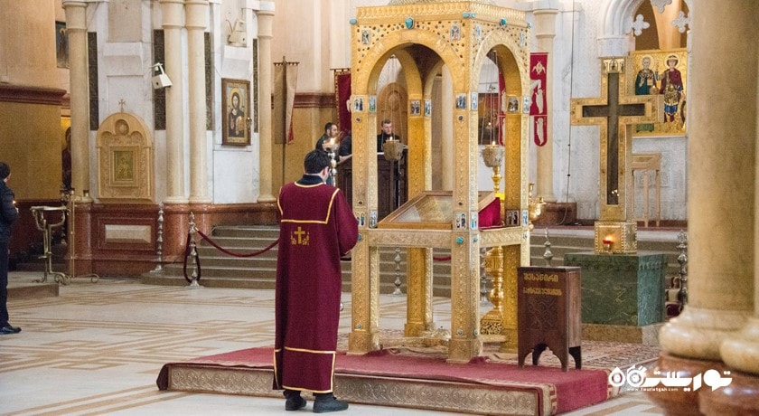  کلیسای جامع تثلیث تفلیس شهر گرجستان کشور تفلیس