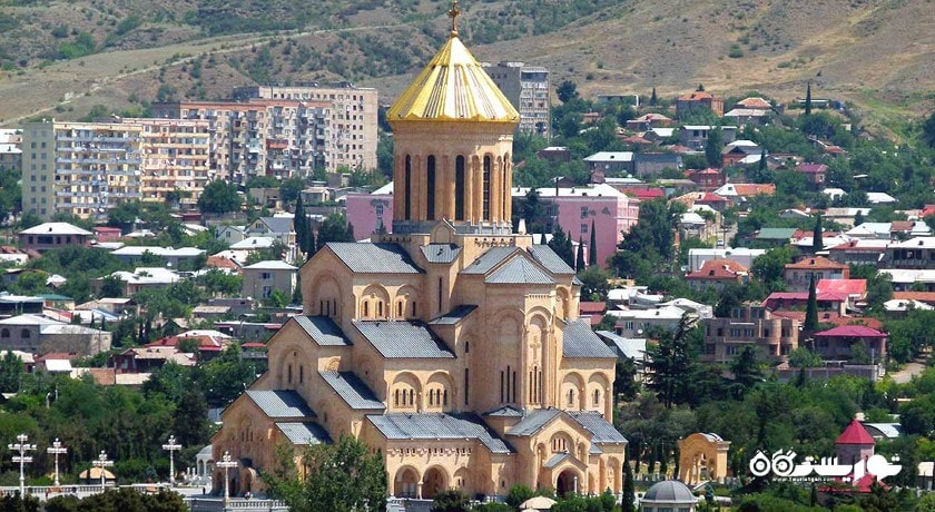  کلیسای جامع تثلیث تفلیس شهر گرجستان کشور تفلیس
