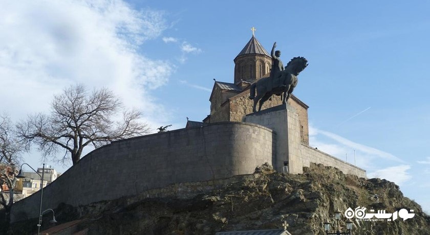  بنای یادبود پادشاه واختانگ گرگاسالی شهر گرجستان کشور تفلیس