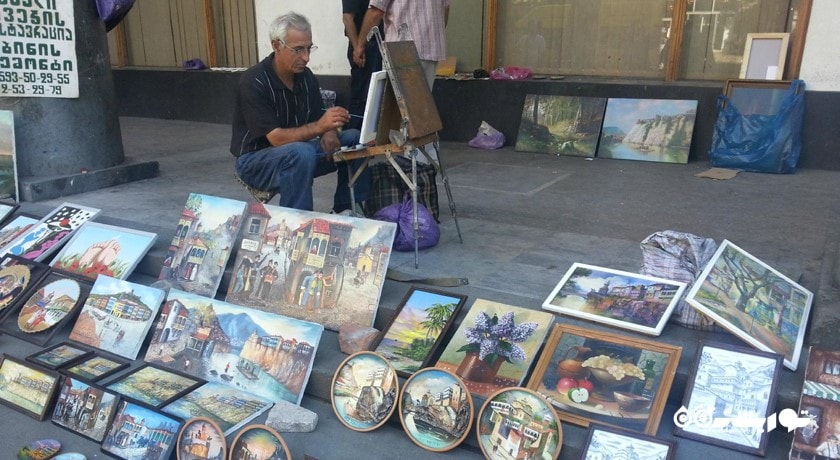  خیابان روستاولی شهر گرجستان کشور تفلیس