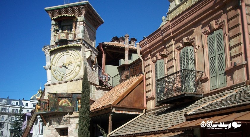  برج ساعت شهر گرجستان کشور تفلیس