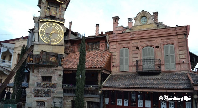  برج ساعت شهر گرجستان کشور تفلیس