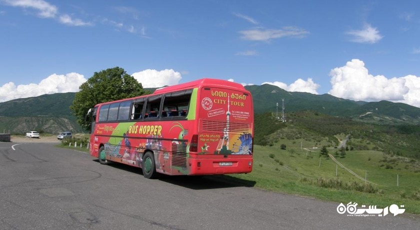 سرگرمی اتوبوس های تفلیس هوپ آن هوپ آف شهر گرجستان کشور تفلیس