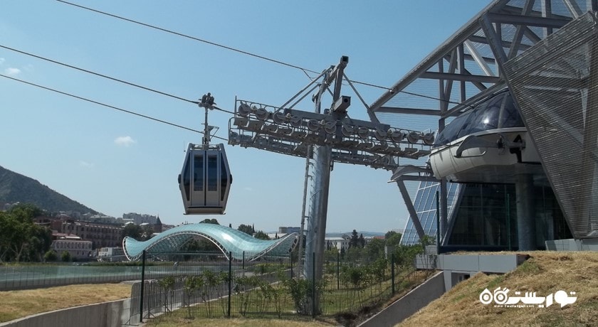 سرگرمی تله کابین تفلیس شهر گرجستان کشور تفلیس