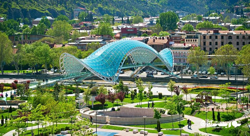 سرگرمی پیاده روی تفلیس شهر گرجستان کشور تفلیس