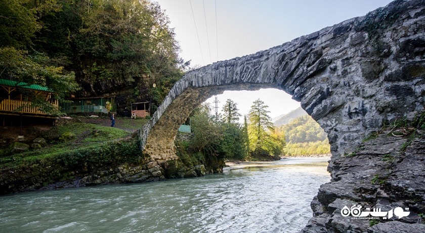  پل ماخونتستی شهر گرجستان کشور باتومی