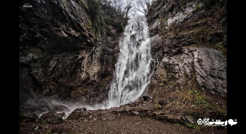  آبشار ماخونتستی شهر گرجستان کشور باتومی
