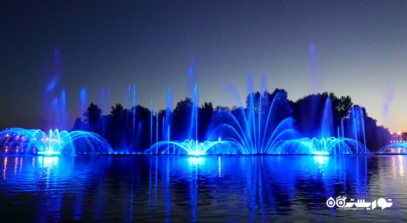  آبنمای رقصان (فواره موزون) شهر گرجستان کشور باتومی