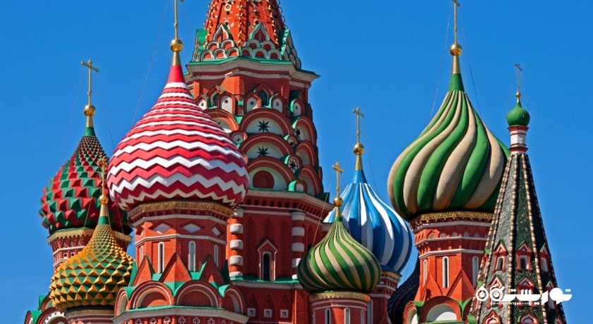  کلیسای جامع سنت باسیل شهر روسیه کشور مسکو