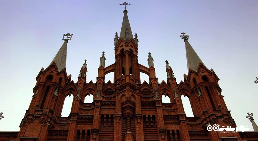  کلیسای کاتولیک مریم مقدس شهر روسیه کشور مسکو