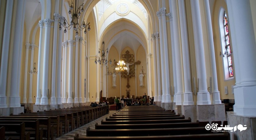  کلیسای کاتولیک مریم مقدس شهر روسیه کشور مسکو