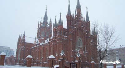  کلیسای کاتولیک مریم مقدس شهر روسیه کشور مسکو