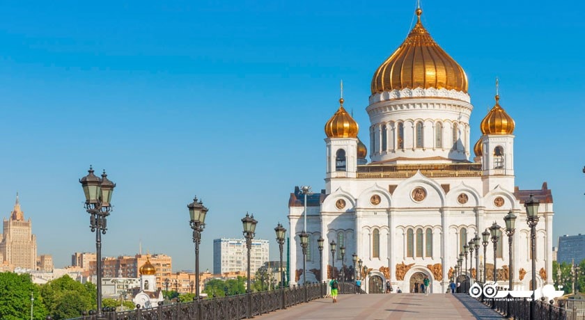  کلیسای مسیح نجات دهنده شهر روسیه کشور مسکو