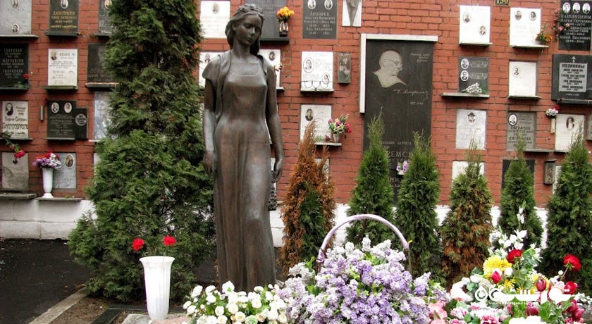  گورستان نووودویچی شهر روسیه کشور مسکو