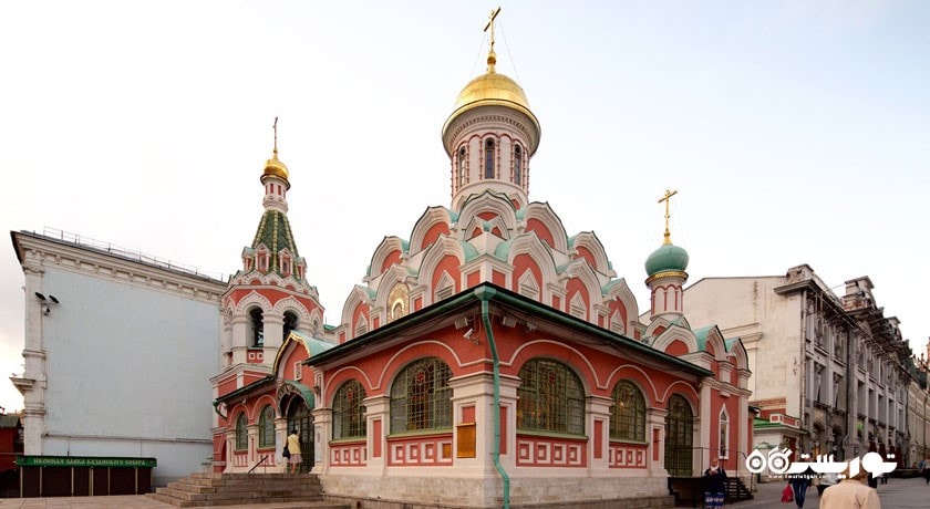  کلیسای جامع کازان یا قازان شهر روسیه کشور مسکو