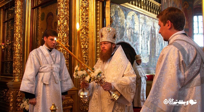  صومعه نووسپاسکی شهر روسیه کشور مسکو