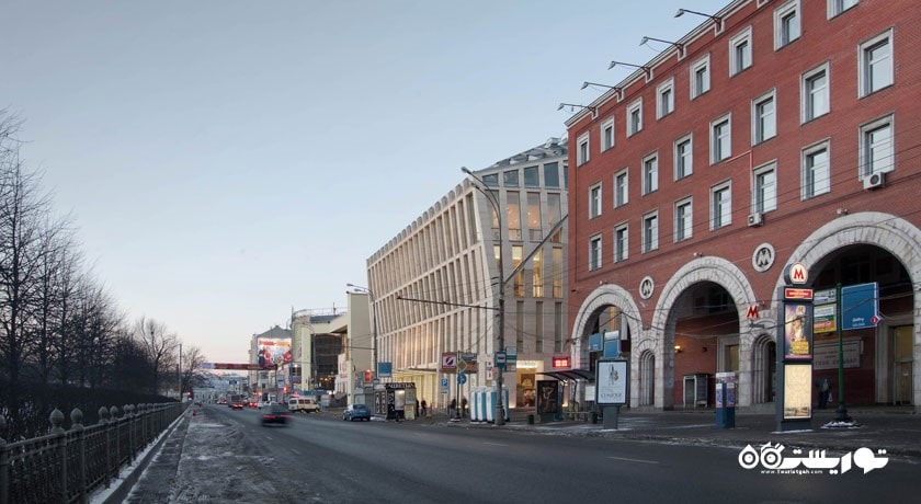 مرکز خرید بازار مرکزی سوتنوی شهر روسیه کشور مسکو