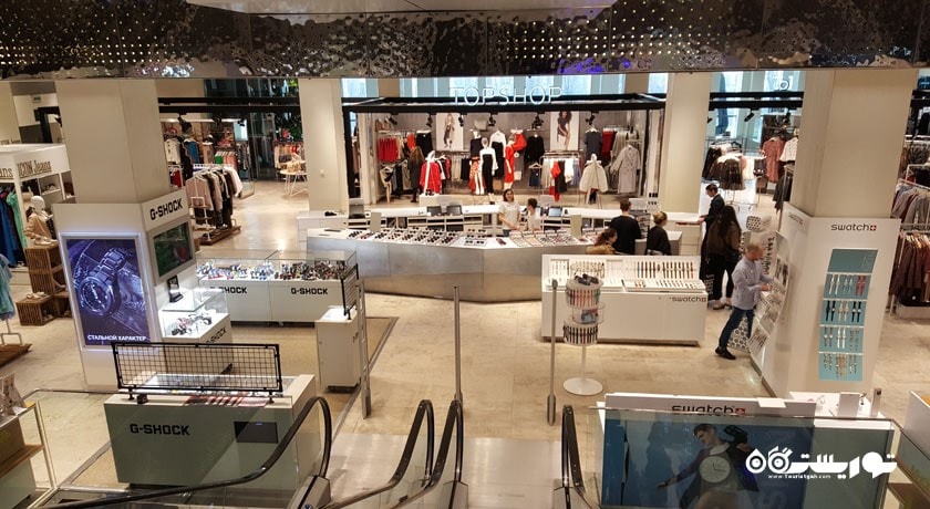 مرکز خرید بازار مرکزی سوتنوی شهر روسیه کشور مسکو