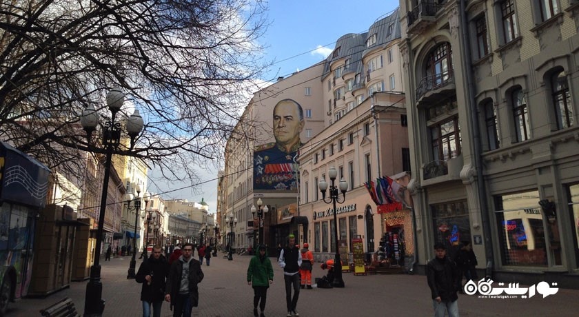  خیابان آربات شهر روسیه کشور مسکو