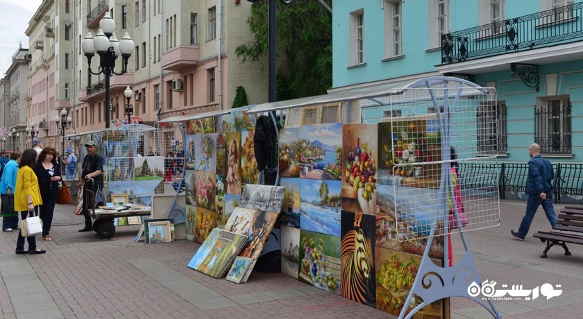  خیابان آربات شهر روسیه کشور مسکو