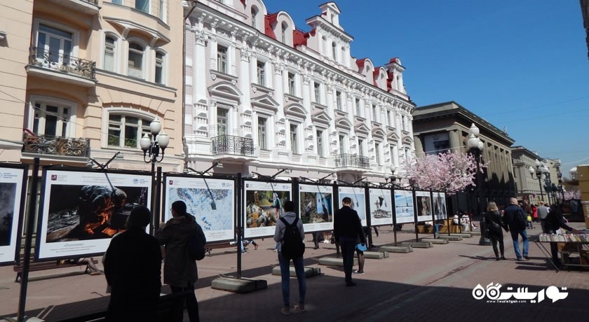  خیابان آربات شهر روسیه کشور مسکو