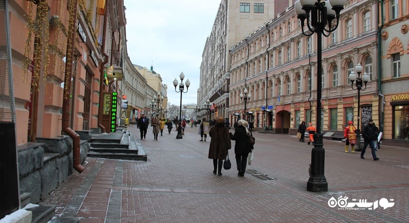  خیابان آربات شهر روسیه کشور مسکو