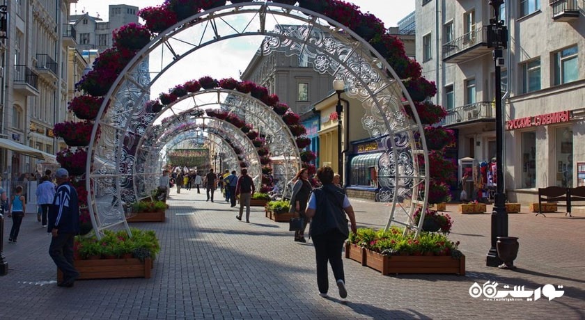  خیابان آربات شهر روسیه کشور مسکو