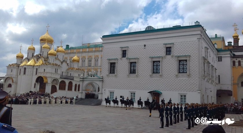  میدان سبرنایا (میدان کلیسای اعظم) شهر روسیه کشور مسکو