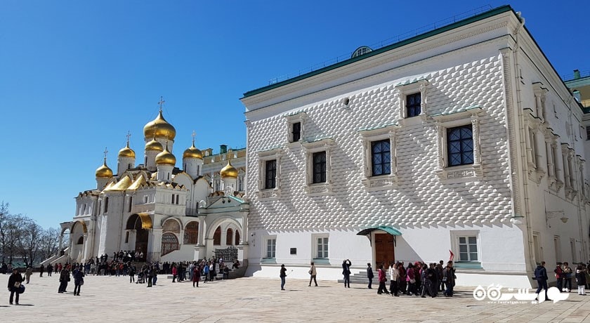 میدان سبرنایا (میدان کلیسای اعظم) شهر روسیه کشور مسکو