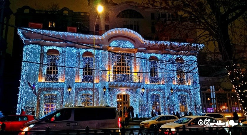  میدان پوشکین شهر روسیه کشور مسکو